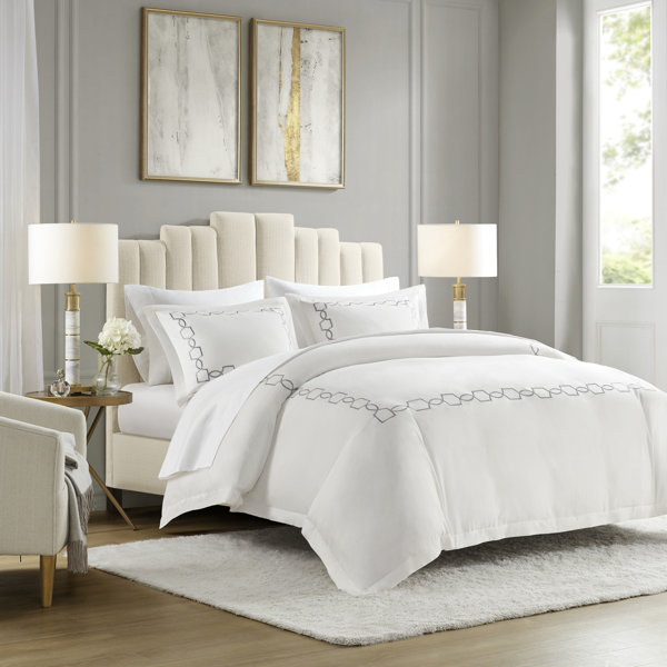 NEW Villa Noble Excellence 2024 Full/Queen Duvet Cover & 2 Standard Shams Blush -$298